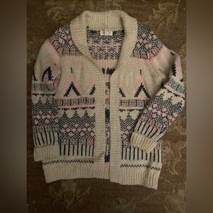 Cat & Jack Multicolor Patterned Cardigan